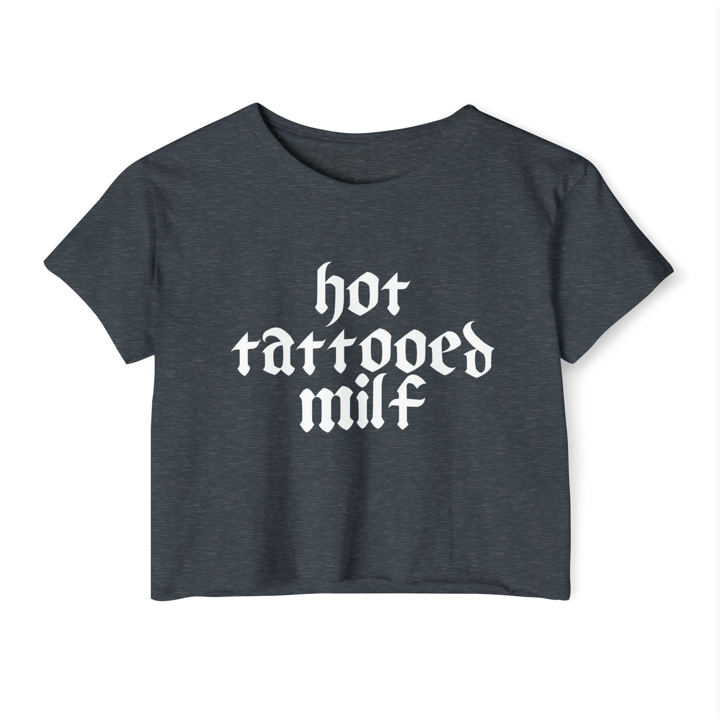 Hot Tattooed Milf Women's Festival Crop Top