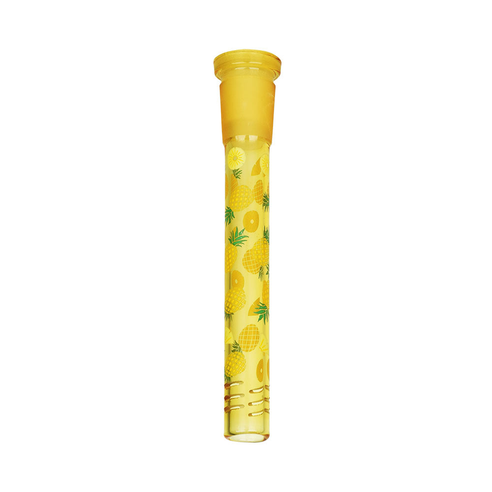 Pulsar Fruit Series Pineapple Express Herb Pipe Glow Duo - 10" / 14mm F