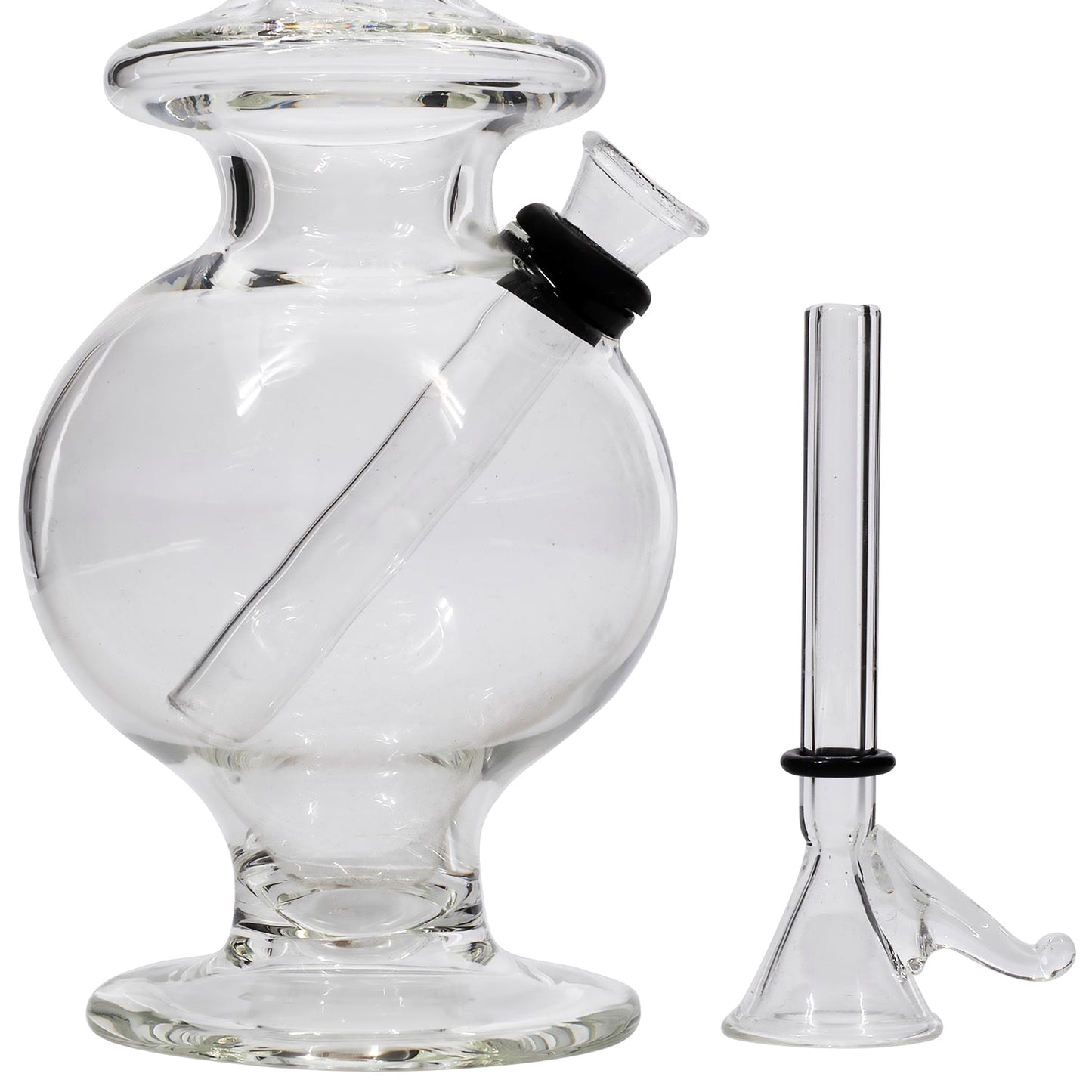 LA Pipes "The Typhoon Twister" Glass Bong