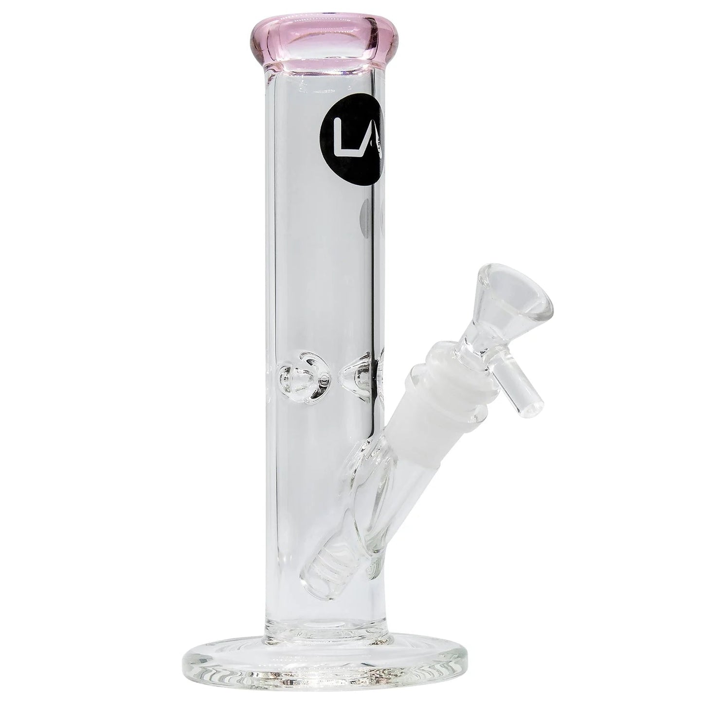 LA Pipes Straight Shooter Bong - Multiple Colors - 8"