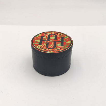 High Society - 4 PC 50mm Ceramic Teflon Coated Grinder - Rasta