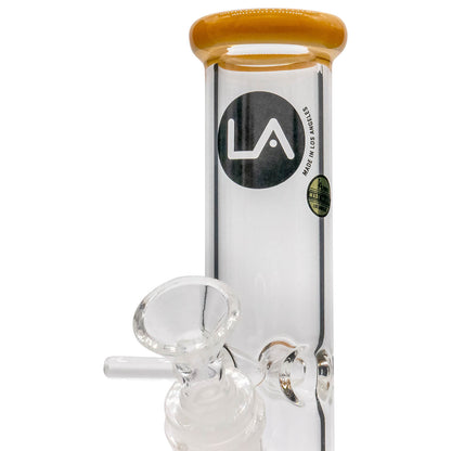 LA Pipes Straight Shooter Bong - Multiple Colors - 8"