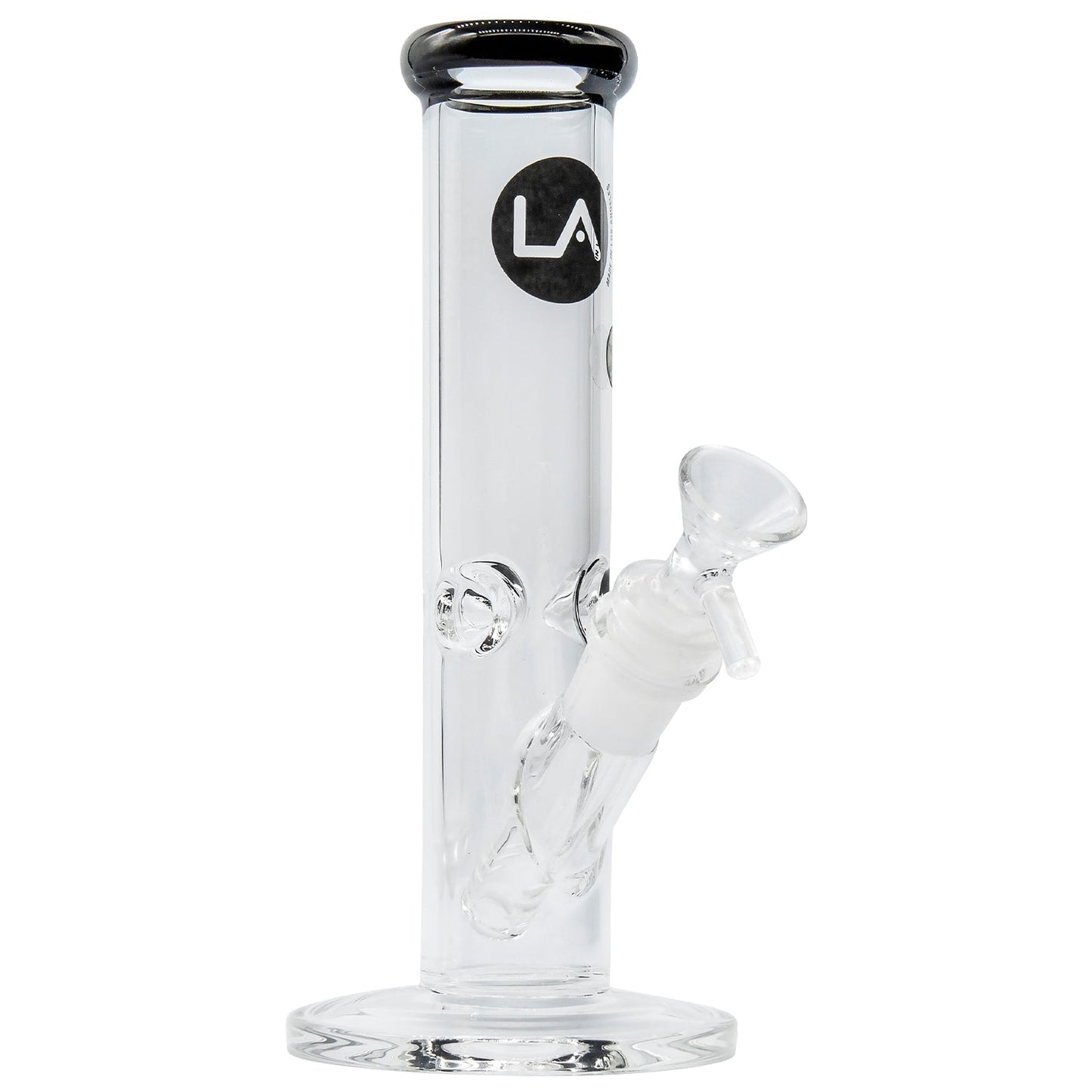 LA Pipes Straight Shooter Bong - Multiple Colors - 8"