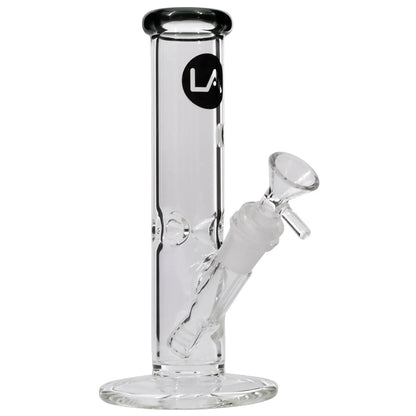 LA Pipes Straight Shooter Bong - Multiple Colors - 8"