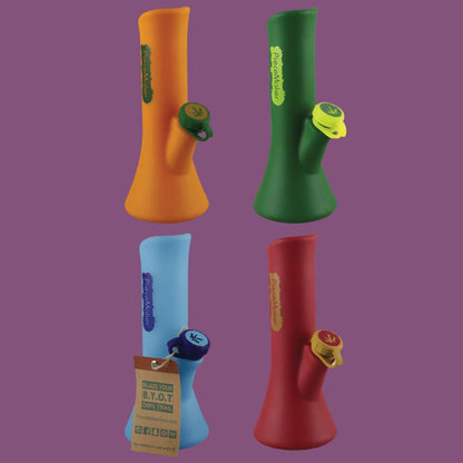 Piecemaker KaliGo Silicone Waterpipe - 8.5" / Colors Vary