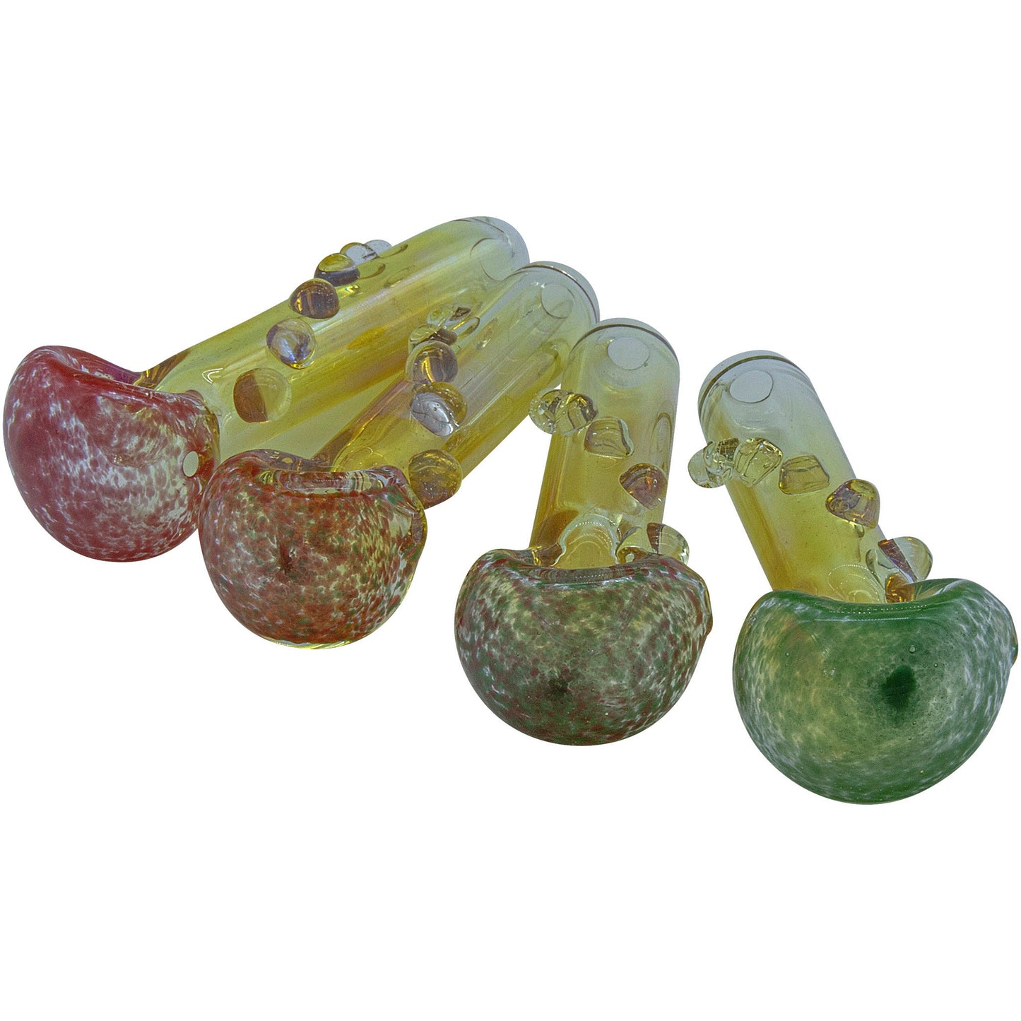 LA Pipes "Razorback" Silver Fumed Mini Spoon (Various Colors)