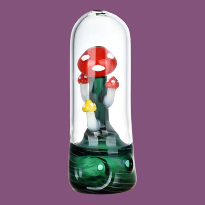 Empire Glass Works Mushroom Magic Terrarium Hand Pipe - 5.75"