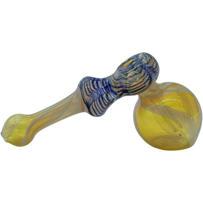 LA Pipes "Raked Hammer" Fumed Hammer Bubbler Pipe (Various Colors)