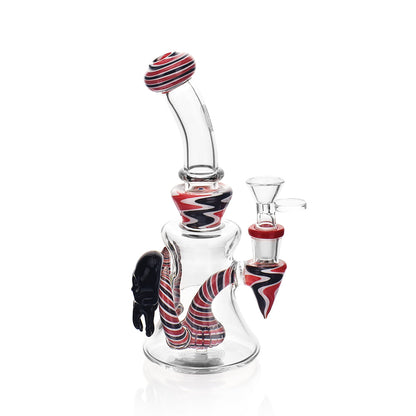 High Society - Tulu Premium Wig Wag Concentrate Rig (Red & Black)