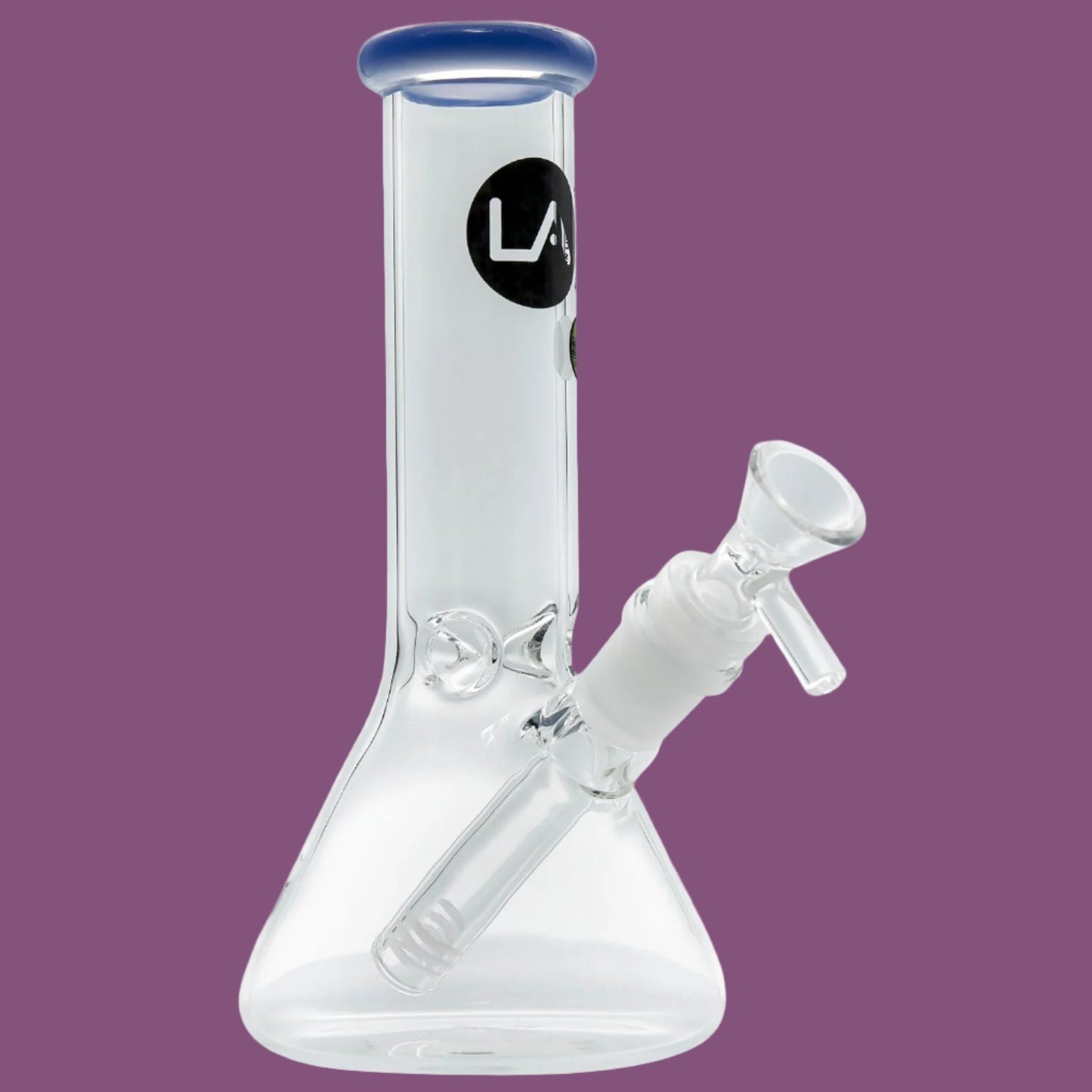 LA Pipes Beaker Bong - Multiple Colors - 8"