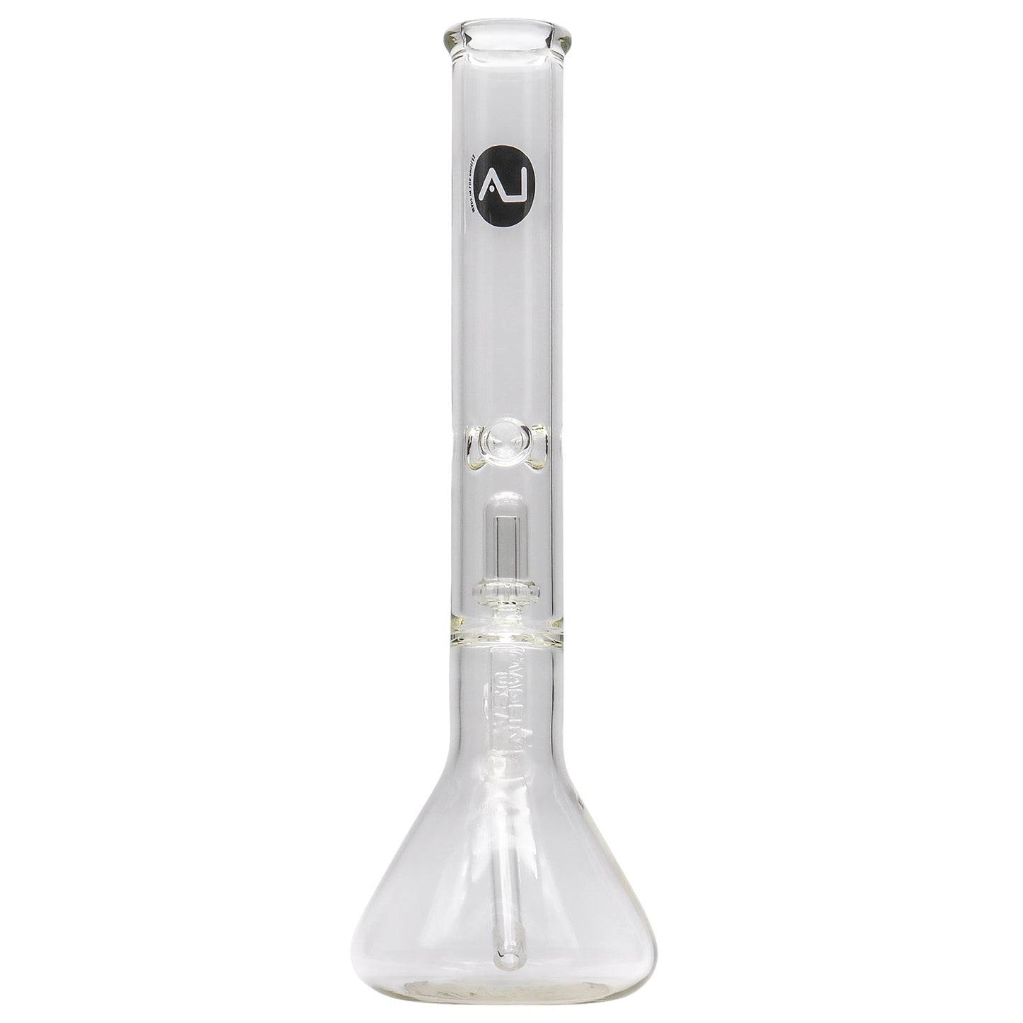 LA Pipes Thick Glass Beaker Showerhead Perc Bong