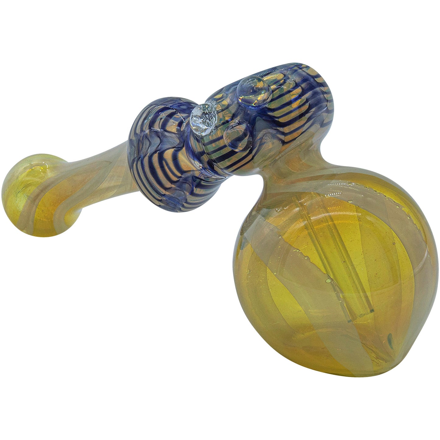 LA Pipes "Raked Hammer" Fumed Hammer Bubbler Pipe (Various Colors)