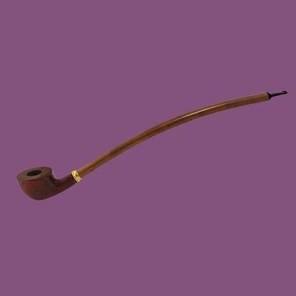 Pulsar Shire Pipes Curved Pear Cherry Wood Pipe - 15" Long