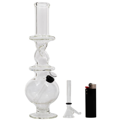 LA Pipes "The Typhoon Twister" Glass Bong