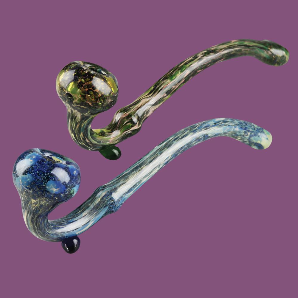 Fumed Sherlock Glass Pipe - 8.5"