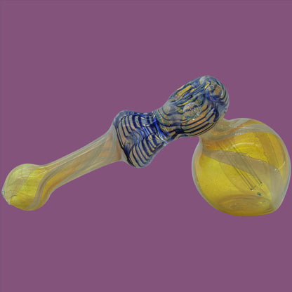 LA Pipes "Raked Hammer" Fumed Hammer Bubbler Pipe (Various Colors)