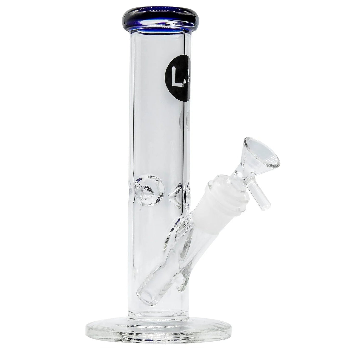 LA Pipes Straight Shooter Bong - Multiple Colors - 8"