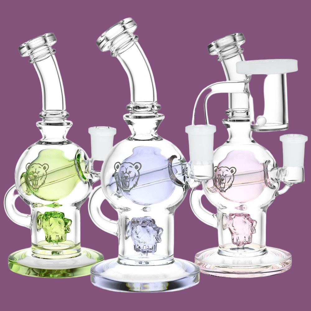 Bear Quartz BQ Sphere Dab Rig Box Set | 7" | 14mm F