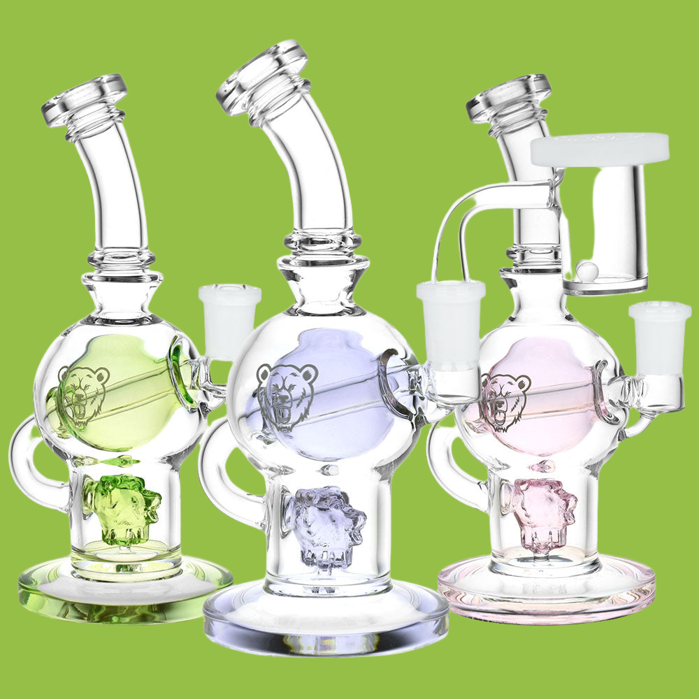 Bear Quartz BQ Sphere Dab Rig Box Set | 7" | 14mm F