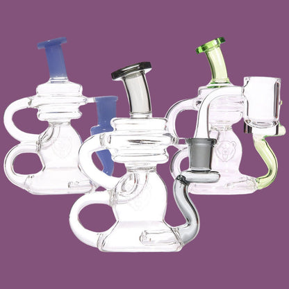 Bear Quartz BQ Cycler Recycler Dab Rig Box Set | 5.5" | 14mm F