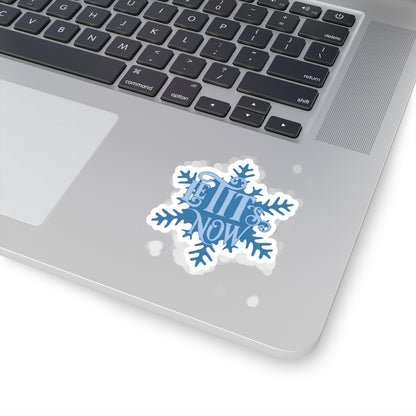 Let It Snow Kiss-Cut Stickers