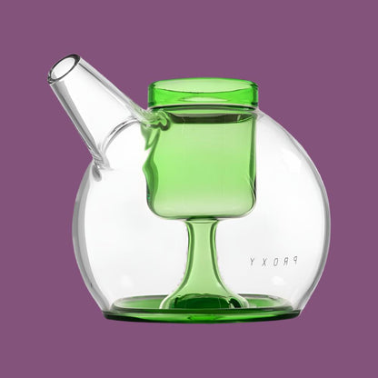 Puffco Proxy Ripple Glass Bubbler Attachment - 3.5" / Sage