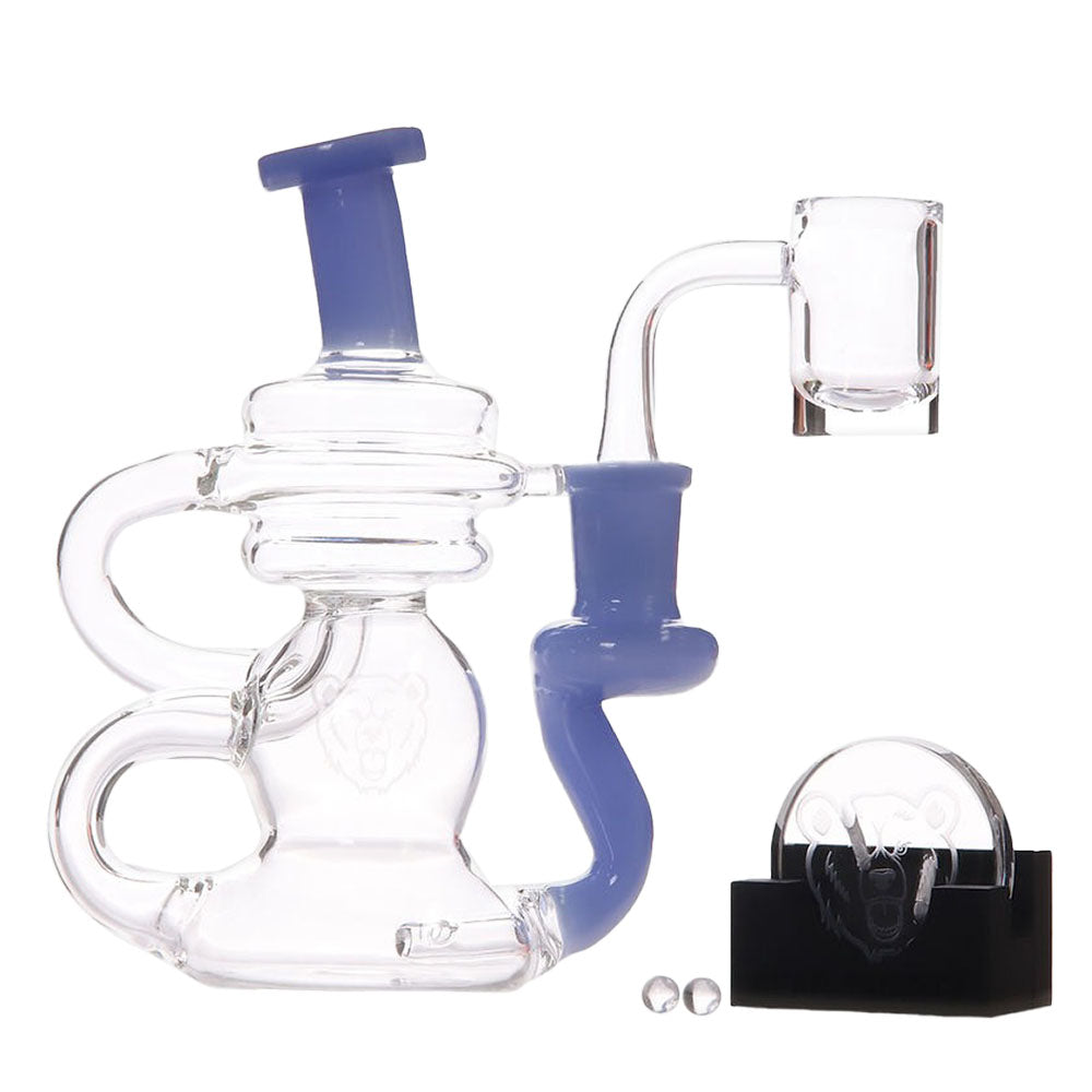 Bear Quartz BQ Cycler Recycler Dab Rig Box Set | 5.5" | 14mm F