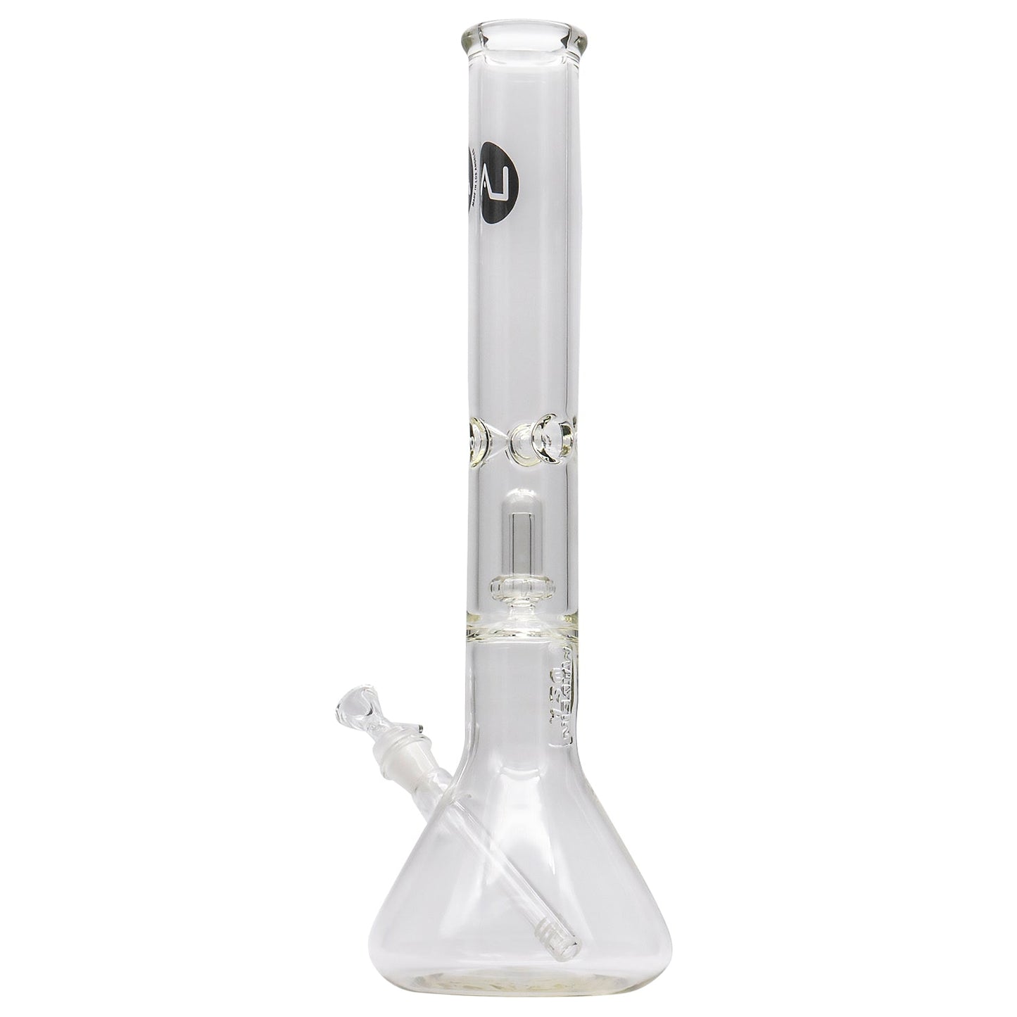 LA Pipes Thick Glass Beaker Showerhead Perc Bong