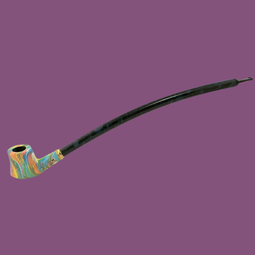 Pulsar Shire Pipes Rainbow Cherry Wood Tobacco Pipe - LOGO