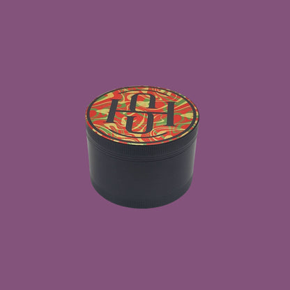 High Society - 4 PC 50mm Ceramic Teflon Coated Grinder - Rasta