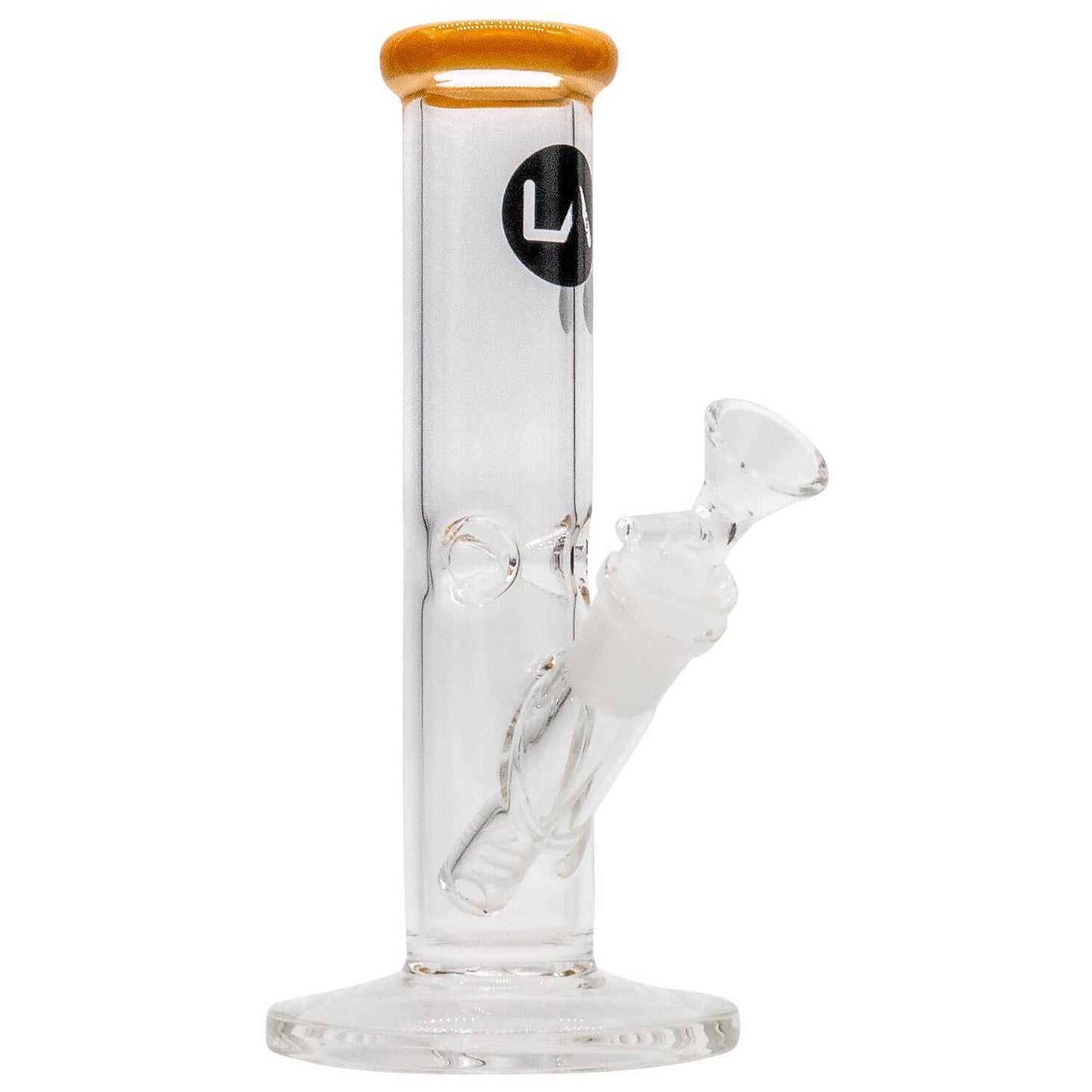 LA Pipes Straight Shooter Bong - Multiple Colors - 8"