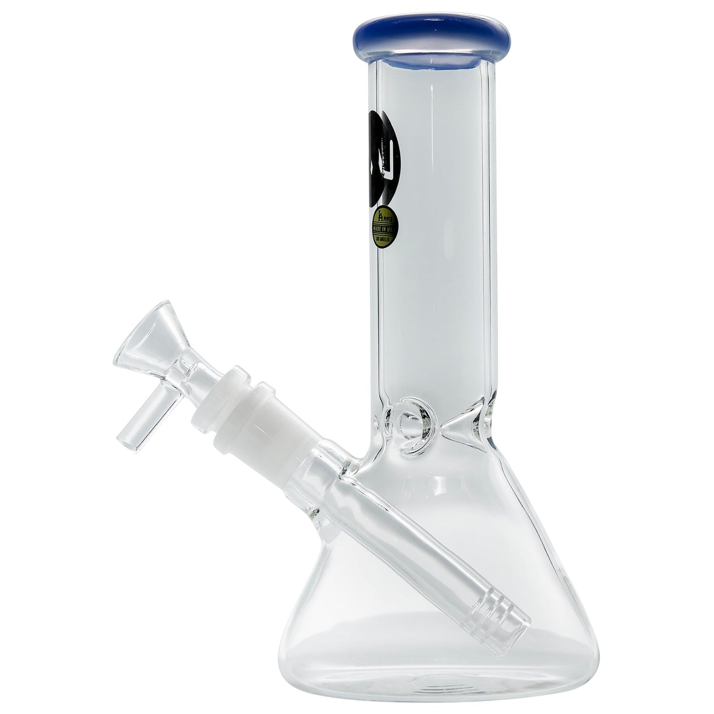 LA Pipes Beaker Bong - Multiple Colors - 8"