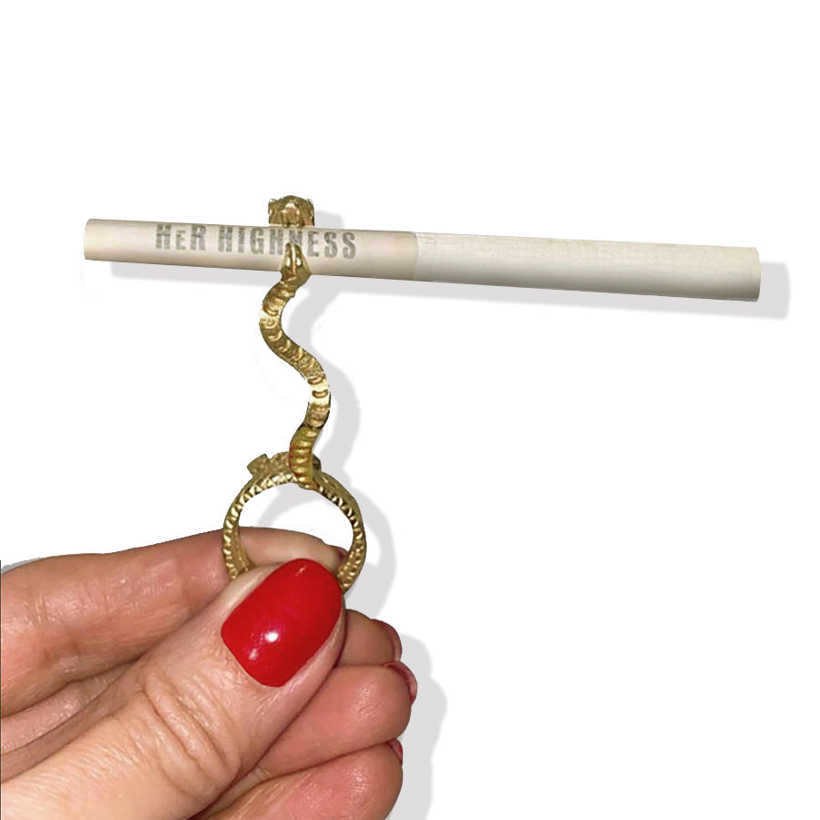 Snake in the Grass Joint Holder Ring