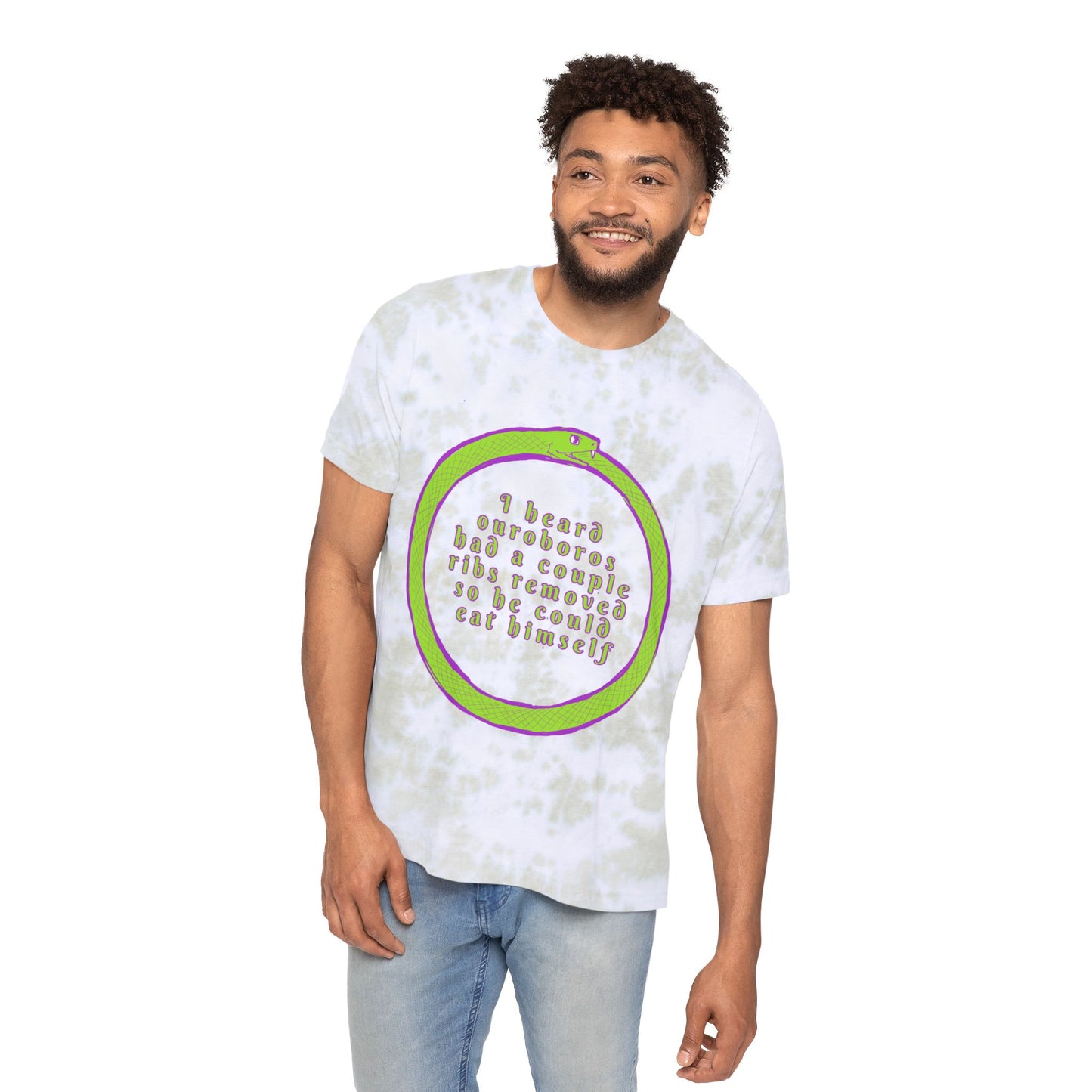 Ourobouros Unisex Tie-Dyed T-Shirt