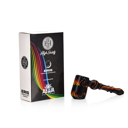 High Society | Eris Premium Wig Wag Bubbler (Black Rainbow V1)