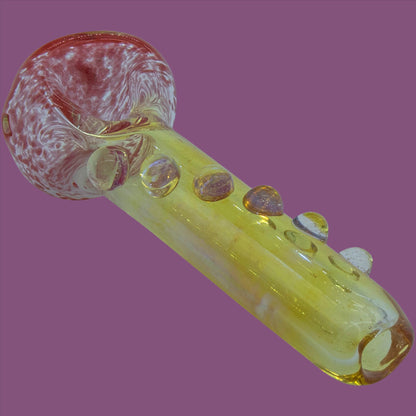 LA Pipes "Razorback" Silver Fumed Mini Spoon (Various Colors)