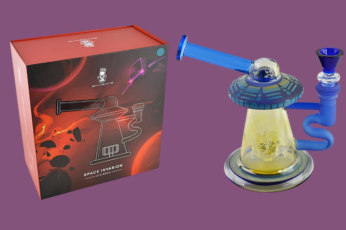 Space King Glass - 'Space Invasion' UFO Bong