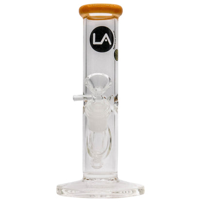 LA Pipes Straight Shooter Bong - Multiple Colors - 8"