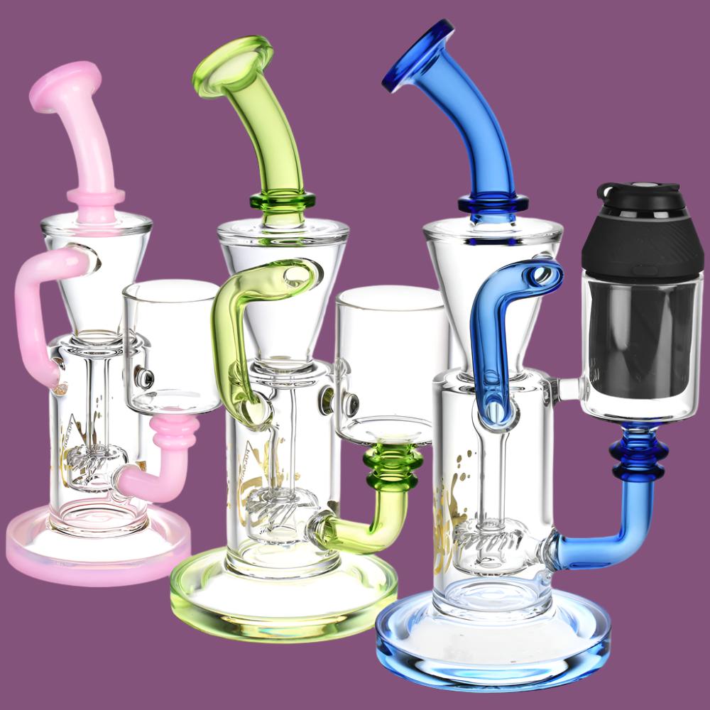 Pulsar Recycler Water Pipe For Puffco Proxy-8.5"/Colors Vary