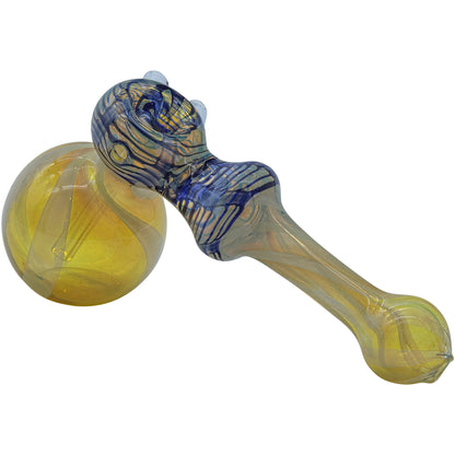 LA Pipes "Raked Hammer" Fumed Hammer Bubbler Pipe (Various Colors)