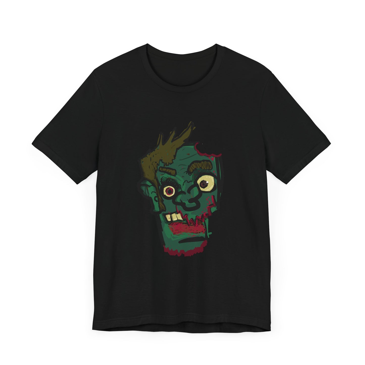 Zombie Head Unisex Jersey Short Sleeve Tee