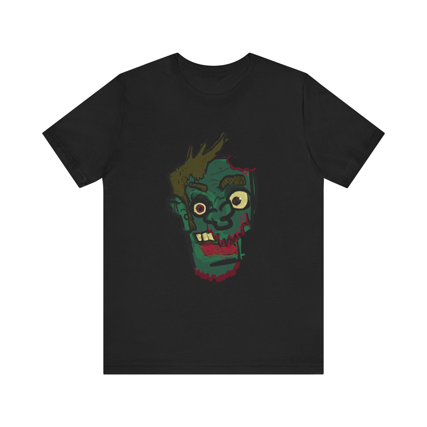 Zombie Head Unisex Jersey Short Sleeve Tee