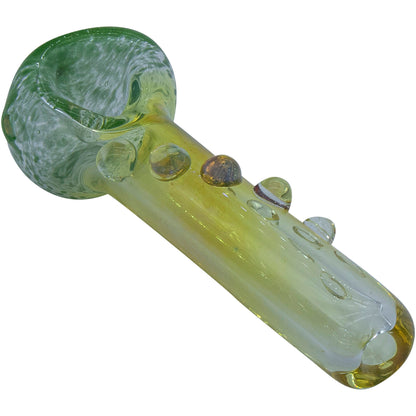 LA Pipes "Razorback" Silver Fumed Mini Spoon (Various Colors)