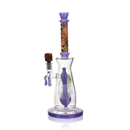 High Society | Jupiter Premium Wig Wag Waterpipe (Slime Purple)