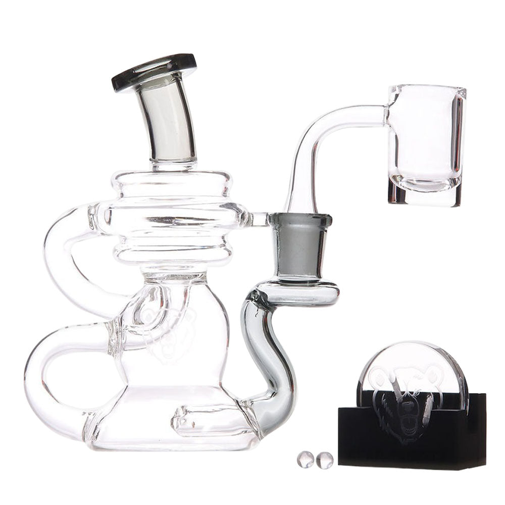 Bear Quartz BQ Cycler Recycler Dab Rig Box Set | 5.5" | 14mm F