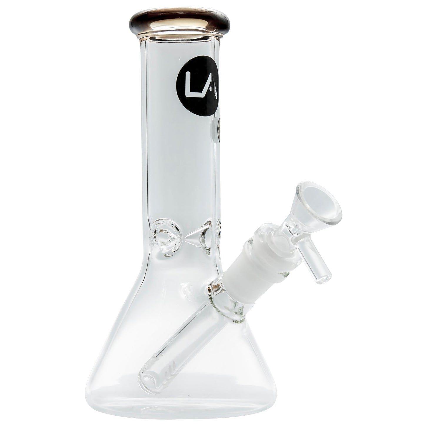 LA Pipes Beaker Bong - Multiple Colors - 8"