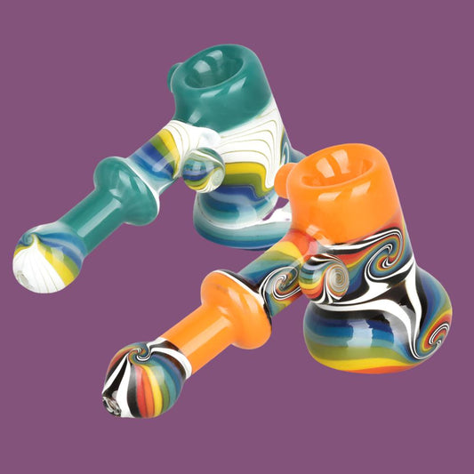 Synesthesia Bubbler Pipe - 5.75"/Colors Vary