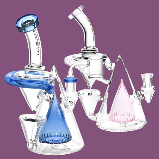 Pulsar Cone Cascade Gravity Recycler Dab Rig -8"/14mm F/Clrs Vry