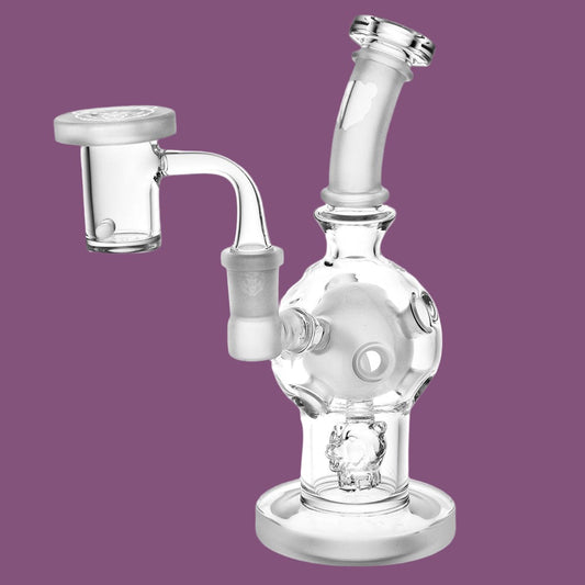 Bear Quartz BQ Globe Dab Rig Box Set | 7" | 14mm F