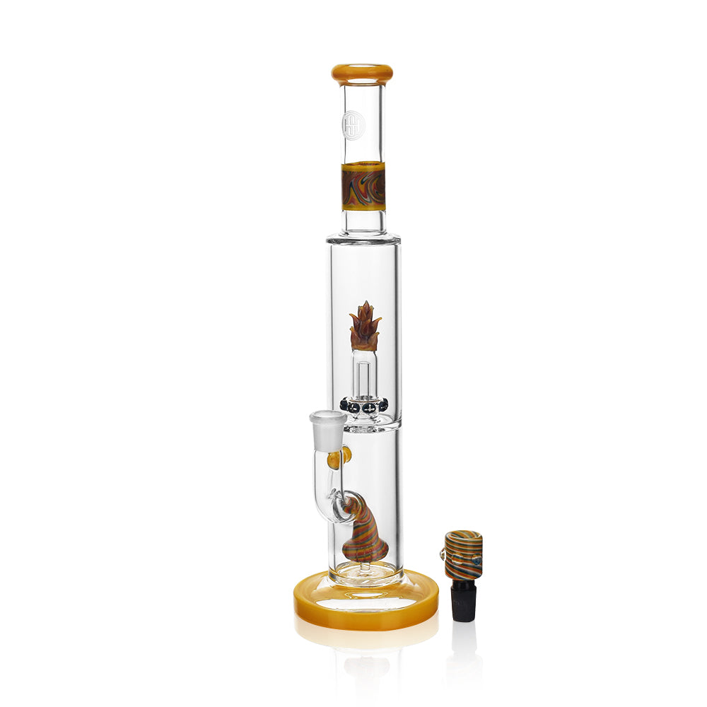 High Society | Cygnus Premium Wig Wag Waterpipe (Canary Yellow)